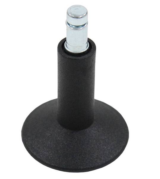 Stuhlgleiter 5 x STAND Nr. 12 Schwarz - Kunststoff - 6 x 6 x 6 cm