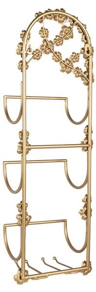 Handtuchhalter Lunasha Gold - Metall - 13 x 62 x 21 cm