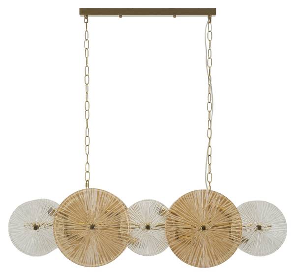 Kroonluchter Osaka goud - metaal - 100 x 28 x 23 cm