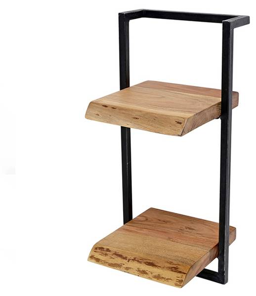 Wandregal ERGEA  Braun - Massivholz - 30 x 65 x 25 cm