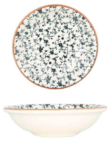 Assiette de service Calif 2 él. Porcelaine - 13 x 2 x 13 cm