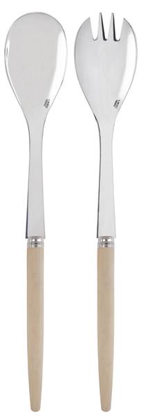 Couverts à  salade, Jonc Imitation driftwood