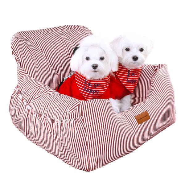 Hunde Autositz Premium Braun - 60 x 55 cm