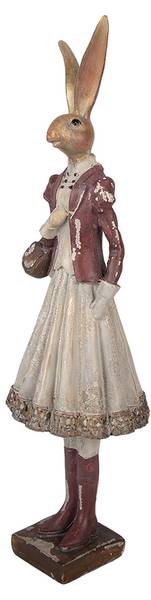 Dekorationsfigur Kaninchen 91756 Gold - Kunststoff - 9 x 32 x 10 cm