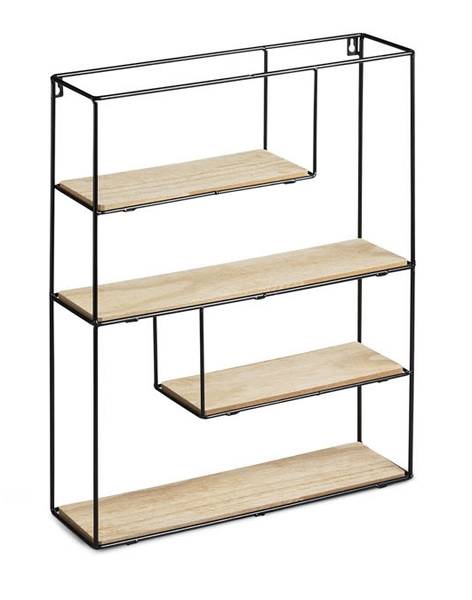 Wandregal Bilbao Aluminium - 45 x 55 x 11 cm