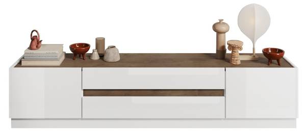 TV Board UTOPIA Braun - Holzwerkstoff - 40 x 44 x 205 cm