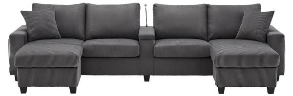 Ecksofa GLOWCHANGE Ⅳ Grau