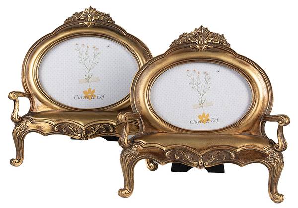 Fotolijst Eatrice&Chic goud - kunststof - 5 x 28 x 26 cm