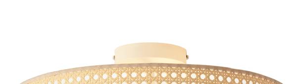Deckenleuchte Ascot Beige - Metall - Kunststoff - 45 x 20 x 45 cm