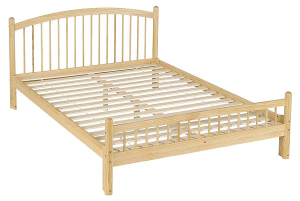 Holzbett MU4090 Ⅰ Braun - Kiefer - 147 x 84 x 208 cm
