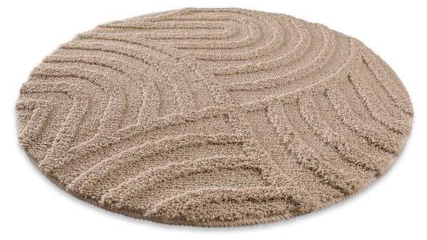 Badteppich Fiete Beige - Sandbraun