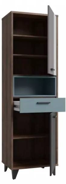 Vitrine Raven Holzwerkstoff - 60 x 193 x 42 cm