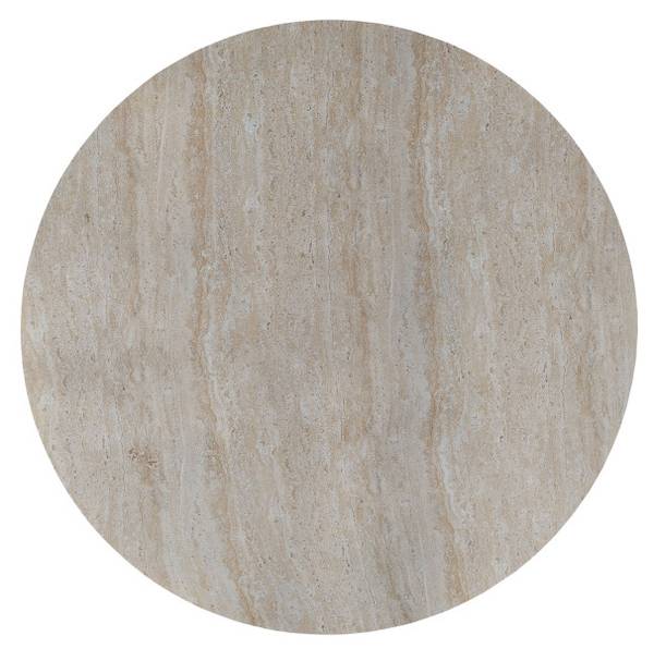 Esstisch DANLI Beige - Stein - 110 x 75 x 110 cm