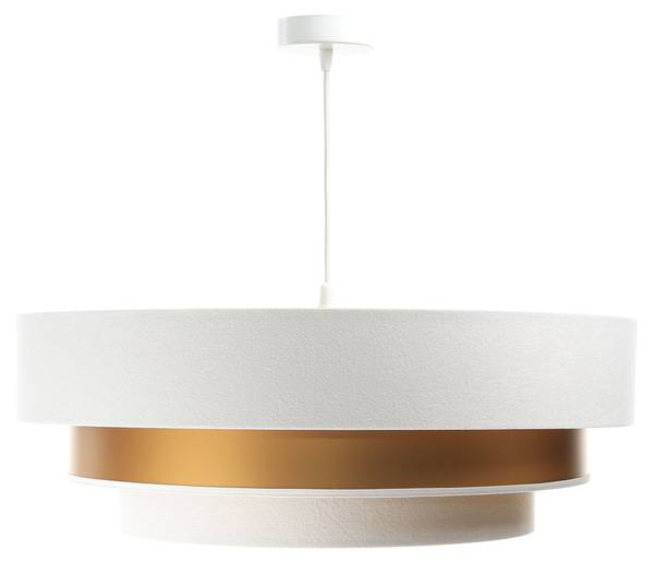 Hängeleuchte Triniti Bright Gold - Weiß