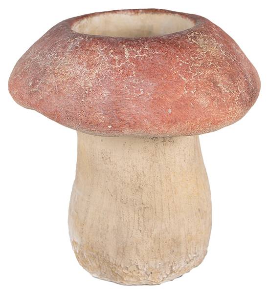 Bloempot Paddenstoel Aureliasi bruin - steen - 21 x 23 x 21 cm
