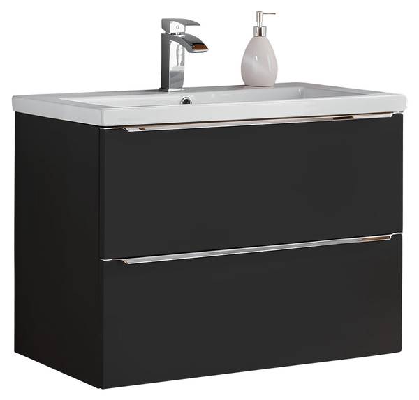 Waschtisch TOSKANA-56-143 Grau - Holzwerkstoff - 81 x 61 x 46 cm