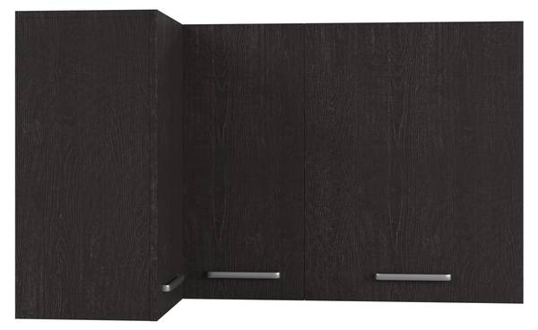 Küchenoberschrank Modul O14 Schwarz - Holzwerkstoff - 70 x 77 x 130 cm