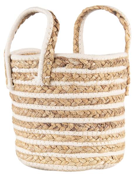 Aufbewahrungskorb 24618 3er Set Beige - Naturfaser - 21 x 20 x 21 cm