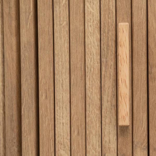 Bureau 2 portes COLVA Marron - Bois manufacturé - 60 x 76 x 105 cm