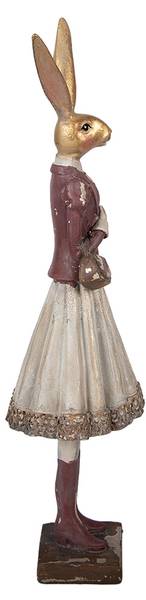 Dekorationsfigur Kaninchen 91756 Gold - Kunststoff - 9 x 32 x 10 cm