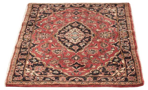 Orientteppich Oriental Rot - Naturfaser - 77 x 1 x 108 cm