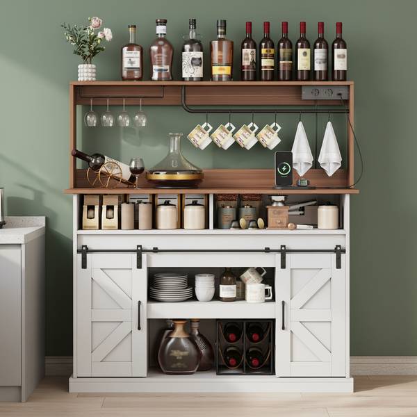 Sideboards Codon Weiß - Holzwerkstoff - 120 x 130 x 40 cm