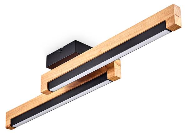 Deckenleuchte Minturno Weiß - Aluminium - PVC - 13 x 9 x 70 cm