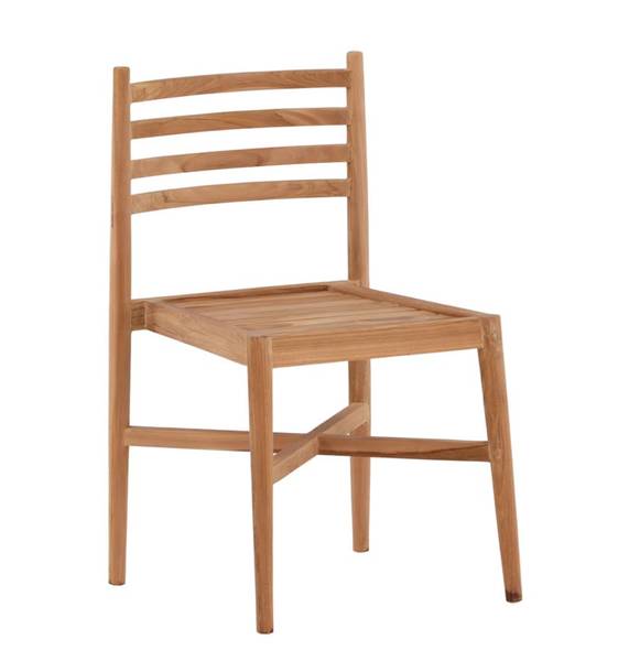 Tuinstoel Kenia deels massief hout - 50 x 80 x 52 cm