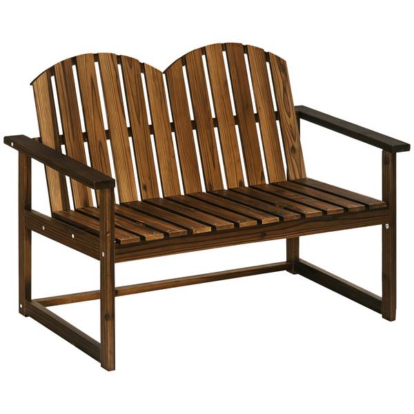 Gartenbank 106V00DW Massivholz - 114 x 86 x 63 cm
