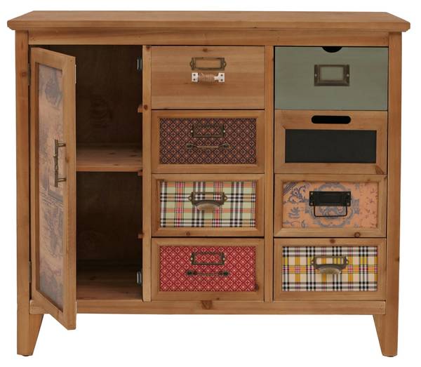 Apothekerkommode O63 Braun