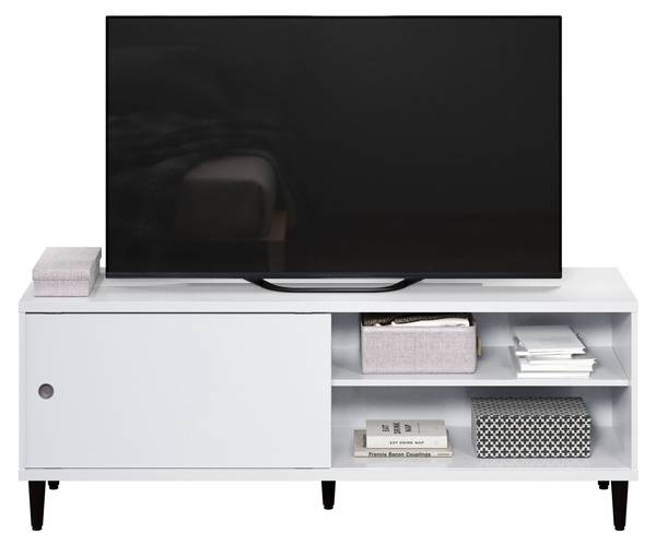 TV-Lowboard Evolution Weiß - Holzwerkstoff - 150 x 150 x 56 cm