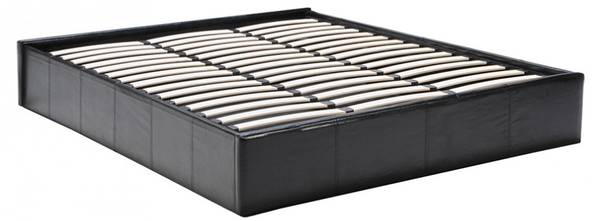 BETTKASTEN TORINO Schwarz - 175 x 210 cm