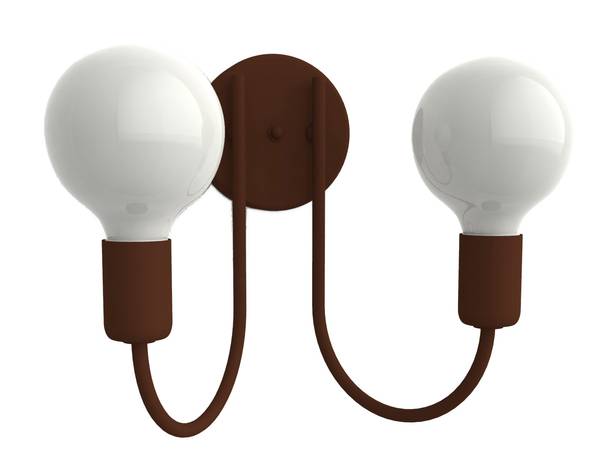 Wandleuchte Classic Braun