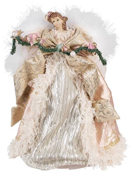 Weihnachtsdekoration Engel Xmas&Jack Pink - Kunststoff - 20 x 40 x 25 cm