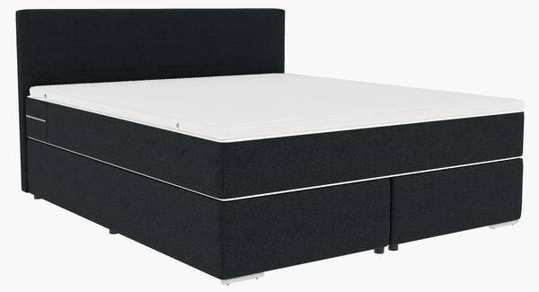 Boxspringbett Phönix A Anthrazit - Liegefläche Breite: 160 cm