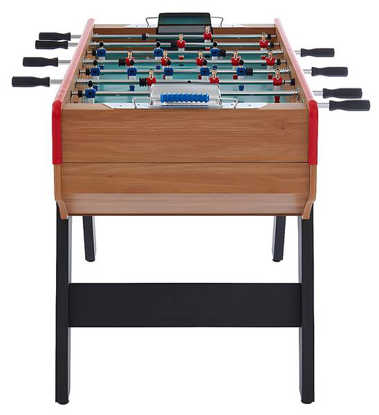 Tischfußball HENRY Beige - Holz teilmassiv - 78 x 96 x 153 cm