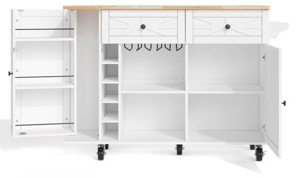 Keukenwagen WoodyLucy Ⅲ wit