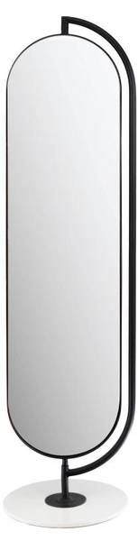 Miroir sur pied TOMONO Noir - Métal - 40 x 169 x 44 cm