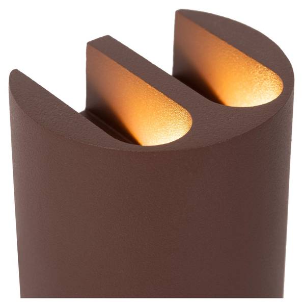 Spot mural YORK Marron - Aluminium - 7 x 11 x 6 cm