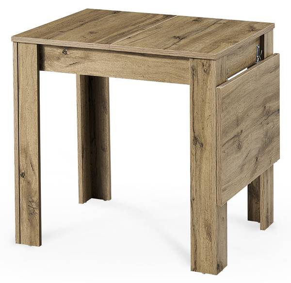 Esstisch LIVIUS Braun - Holzwerkstoff - 80 x 74 x 60 cm