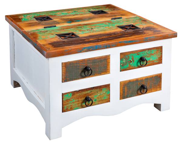 Couchtisch JAKARTA Braun - Mango - 70 x 45 x 70 cm