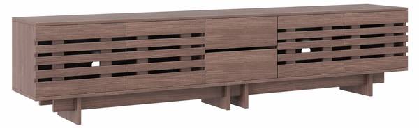 Tv-lowboard CL-RM Braun - Holzwerkstoff - 200 x 55 x 40 cm