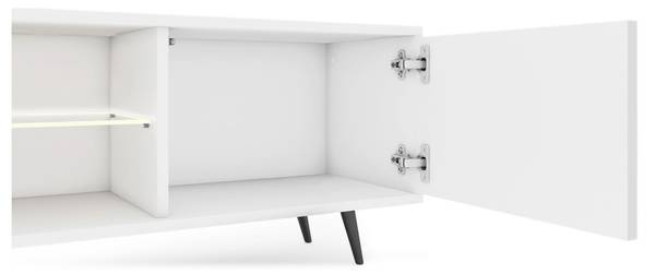TV-kast BELLO wit - melamine - 175 x 44 x 31 cm