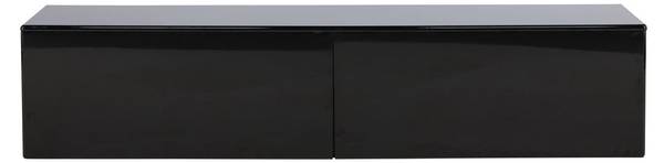 TV-Lowboard Fristad Schwarz - Holzwerkstoff - 160 x 35 x 45 cm
