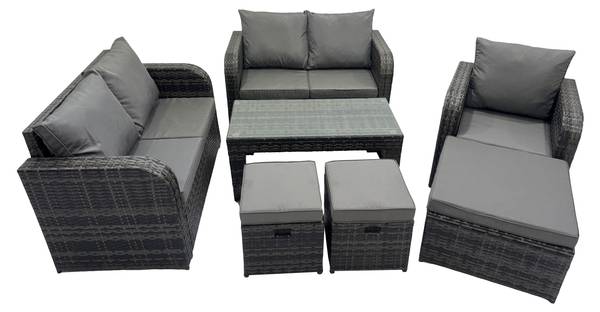 Essgruppe Lounge Garnitur T(7-9er-Set) Anzahl Teile im Set: 7