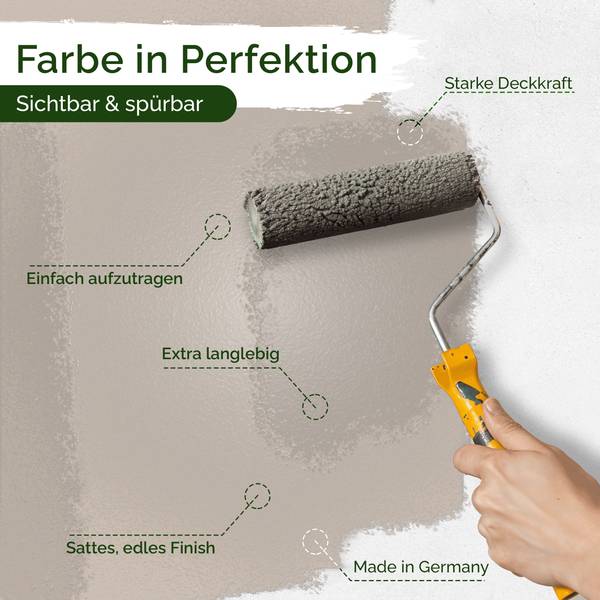 Wandfarbe   Seedy Sunflower Beige - Harz - 21 x 18 x 39 cm