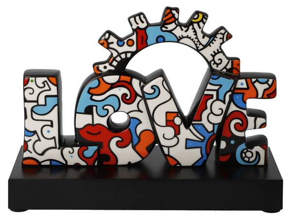 Figur Evolution of love Porzellan - 1 x 15 x 22 cm