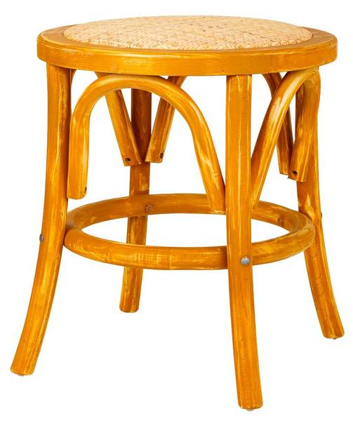 Hocker 4523318939 Braun - Massivholz - 40 x 45 x 40 cm