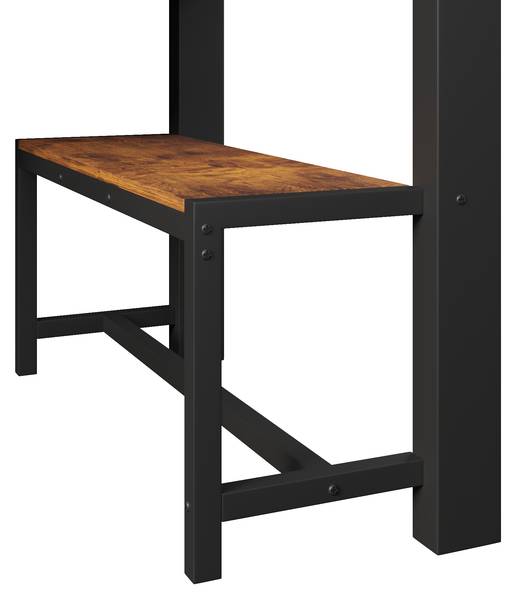 Einzelbett K-2178 Schwarz