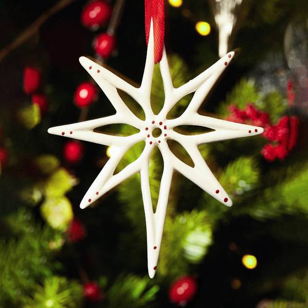 Weihnachtsanhänger  NOËL Schwarz - Keramik - 10 x 13 x 1 cm